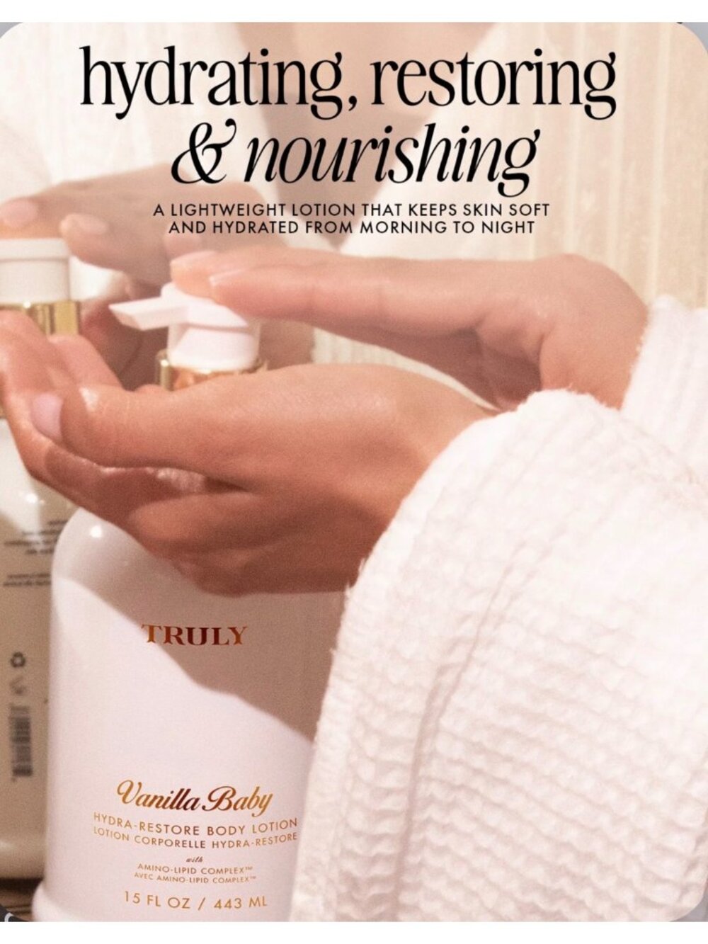 Truly Beauty Vanilla Baby Hydra Restore Body Lotion - Picture 5 of 7
